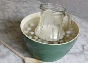 Pistachio Ice Cream ~ Cooling the base