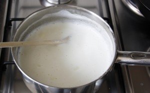 Pistachio Ice Cream ~ Making the base