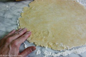Apple Pie ~ Press the dough back together
