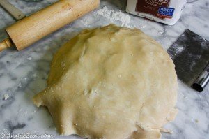 Apple Pie ~ unfold top pastry