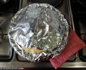 Applie Pie ~ cover top with foil