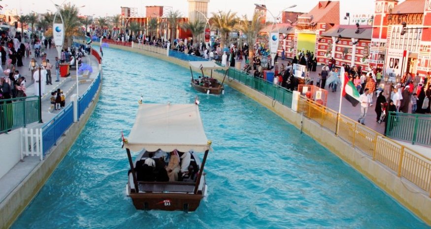 Dubai's Global Village, canal ride