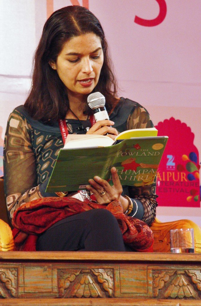 Jaipur Literature Festival  ~ Jhumpa Lahiri reading The Lowland